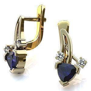 Серьги из золота из Желтое золото от Ювелирный салон Jewelry & Diamonds 1