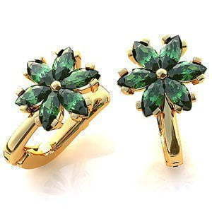 Серьги золотые из Желтое золото от Ювелирный салон Jewelry & Diamonds 1