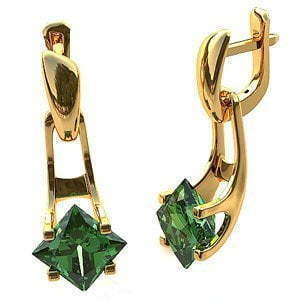 Серьги золотые из Желтое золото от Ювелирный салон Jewelry & Diamonds 1