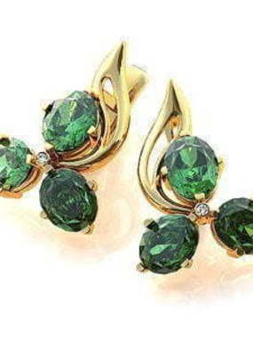 Серьги золотые из Желтое золото от Ювелирный салон Jewelry & Diamonds 1