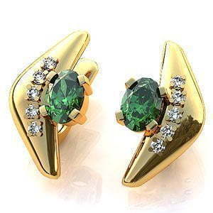 Серьги из золота из Желтое золото от Ювелирный салон Jewelry & Diamonds 1