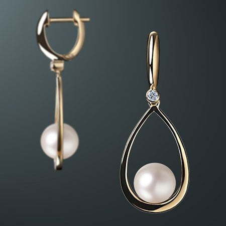 Серьги из Розовое (красное) золото от Ювелирный салон Jewelry & Diamonds 1