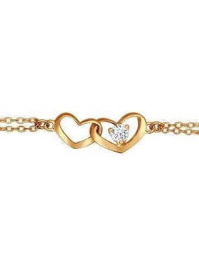 Браслет из серебра с фианитом из Серебро от Ювелирный салон ROYAL DIAMONDS 1