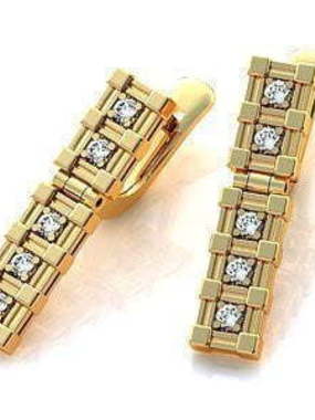 Серьги из золота из Желтое золото от Ювелирный салон Jewelry & Diamonds 1