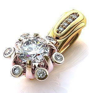 Подвеска из золота из Желтое золото, Комбинированные от Ювелирный салон Jewelry & Diamonds 1
