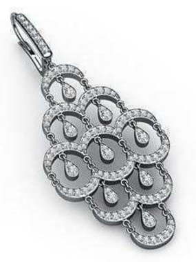 Серьги из Белое золото от Ювелирный салон Jewelry & Diamonds 1