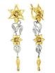 Серьги Афродита из Желтое золото, Комбинированные от Ювелирный салон Jewelry & Diamonds 1