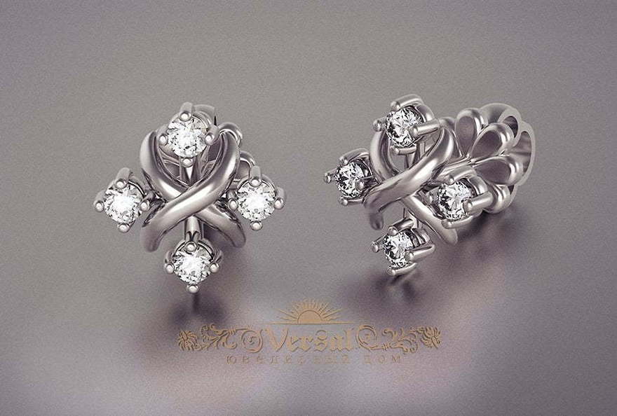 Серьги VGS0164 из Белое золото, Платина от Ювелирный Дом Версаль 1