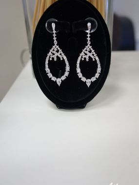 Серьги 15-22 из Посеребренная бижутерия от Свадебный салон Wedding Lily 1