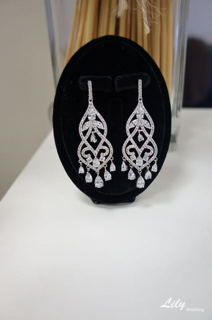 Серьги 15-27 из Посеребренная бижутерия от Свадебный салон Wedding Lily 1