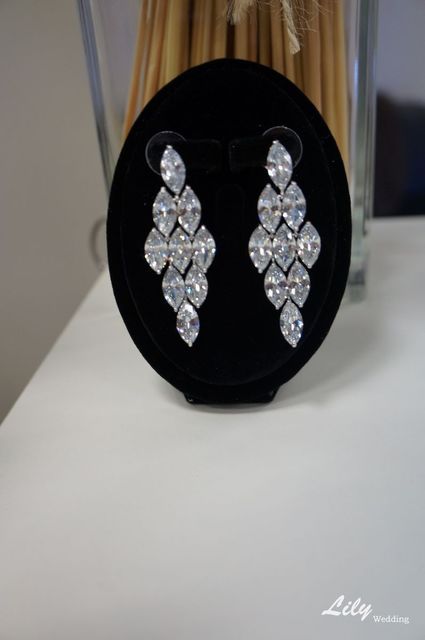 Серьги 15-30 из Посеребренная бижутерия от Свадебный салон Wedding Lily 1