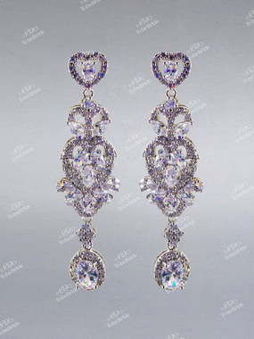 Серьги OK112 из Посеребренная бижутерия от Свадебный салон To be Bride 1