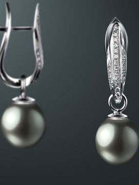 Серьги из Белое золото от Ювелирный салон Jewelry & Diamonds 1