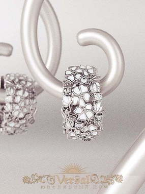 Серьги VGS0165 из Белое золото, Платина от Ювелирный Дом Версаль 1