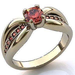 Помолвочное золотое кольцо из Желтое золото от Ювелирный салон Jewelry & Diamonds 1