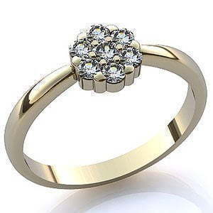 Помолвочное золотое кольцо из Желтое золото от Ювелирный салон Jewelry & Diamonds 1