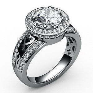 Помолвочное золотое кольцо из Белое золото от Ювелирный салон Jewelry & Diamonds 1