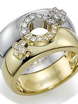 Обручальные кольца из Желтое золото, Белое золото от Ювелирный салон Jewelry & Diamonds 1