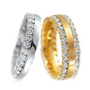 Обручальные кольца из Желтое золото, Белое золото от Ювелирный салон Jewelry & Diamonds 1