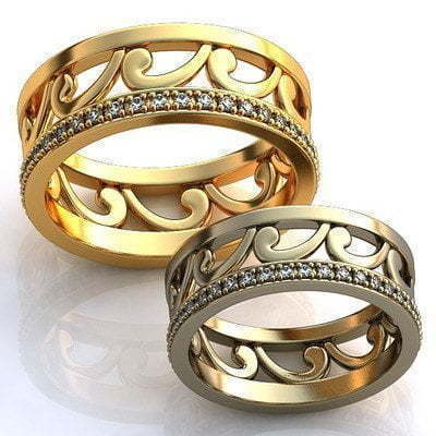 Обручальные кольца из Желтое золото от Ювелирный салон Jewelry & Diamonds 1