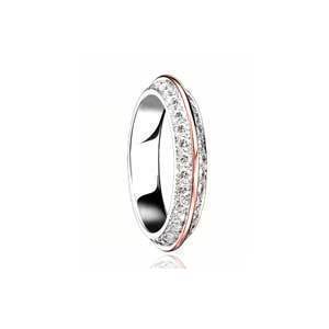 Обручальное кольцо из Комбинированные, Белое золото от Ювелирный салон Jewelry & Diamonds 1