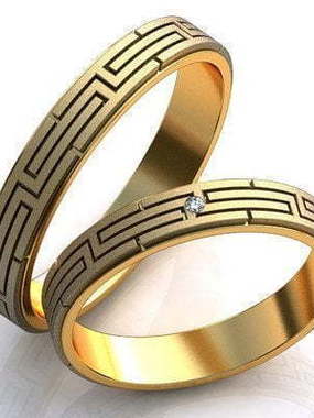 Обручальные кольца из Желтое золото от Ювелирный салон Jewelry & Diamonds 1