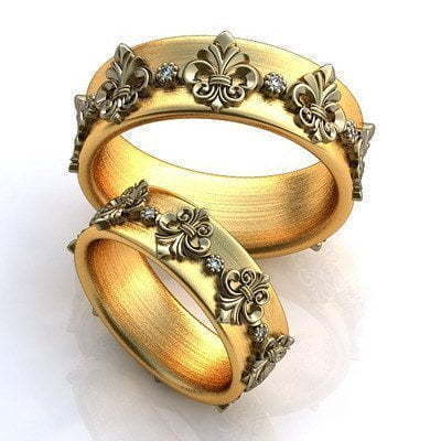 Обручальные кольца из Желтое золото от Ювелирный салон Jewelry & Diamonds 1