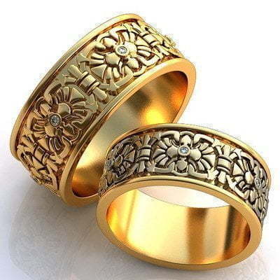 Обручальные кольца из Желтое золото от Ювелирный салон Jewelry & Diamonds 1