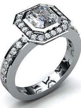 Помолвочное кольцо из Белое золото от Ювелирный салон Jewelry & Diamonds 1