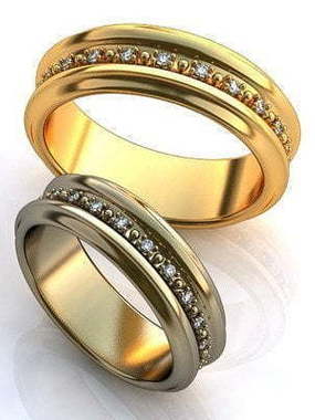 Обручальные кольца из Желтое золото от Ювелирный салон Jewelry & Diamonds 1