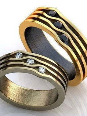 Обручальные кольца из Желтое золото от Ювелирный салон Jewelry & Diamonds 1