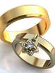 Обручальные кольца из Желтое золото от Ювелирный салон Jewelry & Diamonds 1