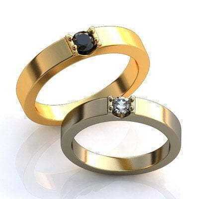 Обручальные кольца из Желтое золото от Ювелирный салон Jewelry & Diamonds 1